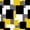 Yellow Gray Black, variant on Castle Fairy Abstract Irregular Square Block Twin Quilt Set 2 Pieces,Geometric Overlap Twin Coverlet Set,Dusty Pink Gray Black,1 Bedspread and 1 Pillowcase
