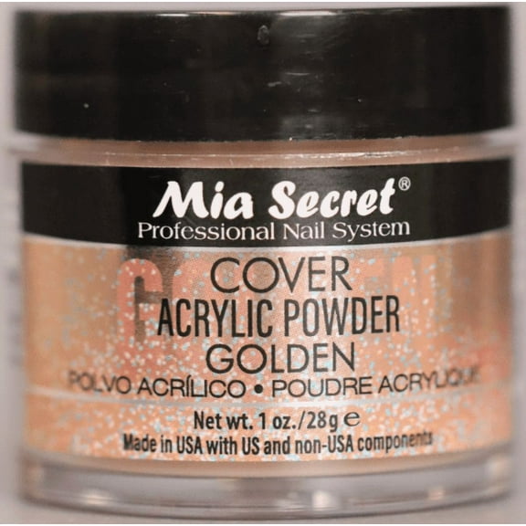 Mia Secret Acrylic Powder Cover Golden 1 oz.