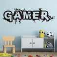 thumbnail image 1 of Adhesivos de pared con letras Gamer Creative Gaming, 20 x 58 cm, 1 of 2