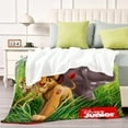 thumbnail image 4 of Lion Guard-Anti-Pilling Flannel Blanket Soft Lightweight Plush Fuzzy Cozy Luxury Blanket for Home and Kitchen Use – Perfect for Kids and Adults 40"x60", 4 of 6
