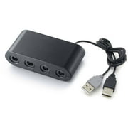 Emio Black Gamecube Controller Adapter 0