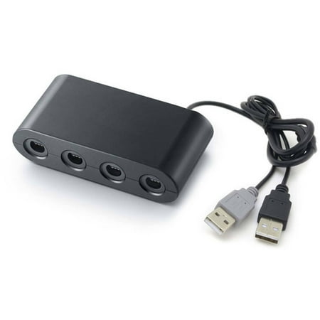 Emio Black Gamecube Controller Adapter 0