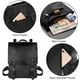 thumbnail image 2 of Mochila LXY Vintage de piel vegana para mujeres y hombres, color negro, 2 of 6