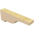 thumbnail image 5 of 2"W x 12"D x 4"H Thin Newport Rough Cedar Woodgrain TimberThane Corbel, Primed Tan, 5 of 6