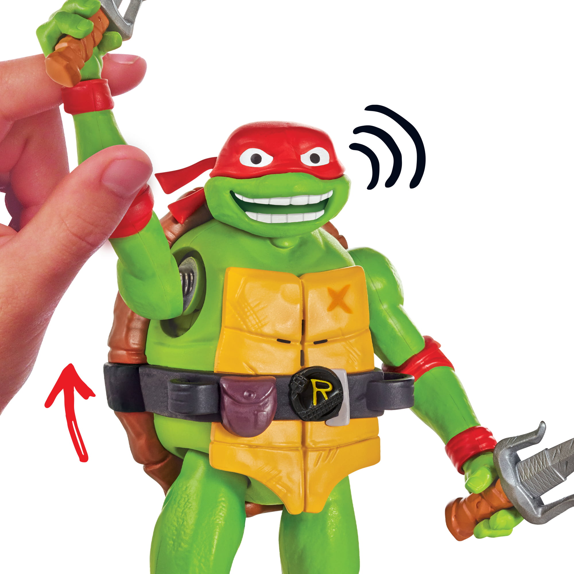 Teenage Mutant Ninja Turtles: Mutant Mayhem 5.5” Donatello Deluxe Ninja  Shouts Figure by Playmates Toys