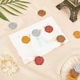 thumbnail image 5 of Adhesive Wax Seal Stickers 25PCS Flower Self- Adhesive Wax Seals Decorative Stamp Stickers Envelope Stickers for Decor Wedding Invitation Envelopes Craft Scrapbook Party Gift-Goldenrod DIY, 5 of 8