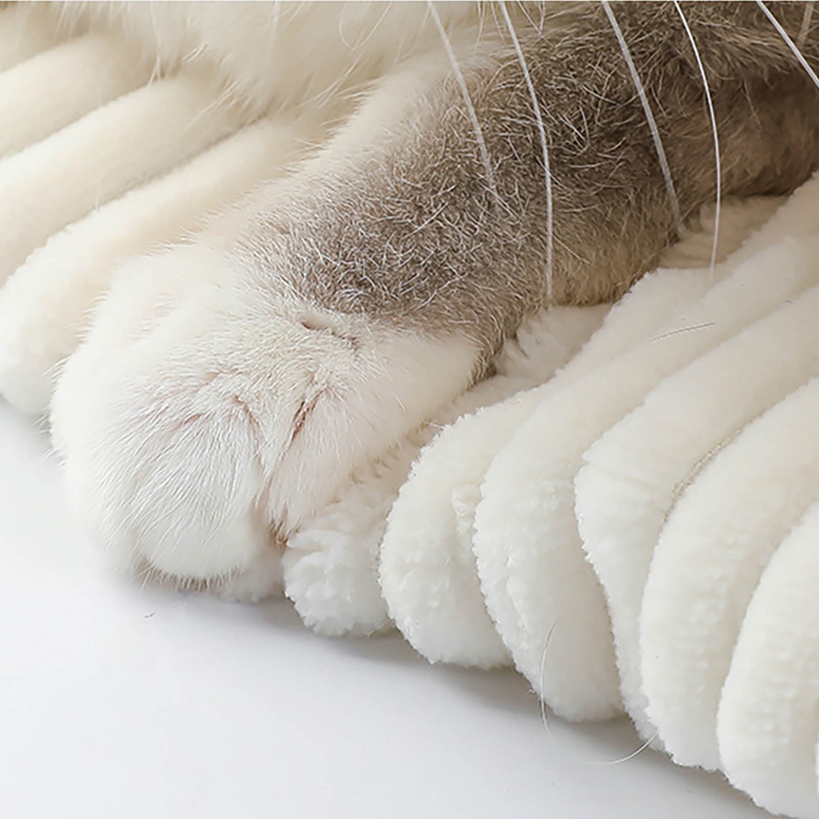Self Warming Cat Bed for Indoor Cats, Cozy Winter Plush Snuggle Sack with Reversible Design,Soft Pet Cave Sleeping Bag for Kittens & Small Dogs, Calming Hideaway Bed with Interior