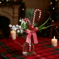 thumbnail image 5 of Lilgiuy Christmas Floral Picks and Sprays, Artificial Christmas Flowers with Berry Stems, Pinecones for Crafts, Red Berry Picks for Christmas Tree, Wreaths and Holiday Decorations, 11.81in, 5 of 6