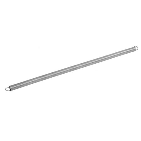 Stainless Spring Wire - 1mmx10mmx300mm 304 Stainless Steel Wire Extension Tension Spring Silver Tone
