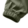 thumbnail image 6 of LODIENY Tapered Cargo Pants for Men Belted Elastic Waist Workout Joggers Lightweight Sweatpants Hiking Loose Fit Trousers with Multi Pockets Green XXXL, 6 of 6