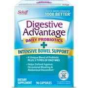 Digestive Advantage Intensive Bowel Support, 96 Capsules (Pack of 3)