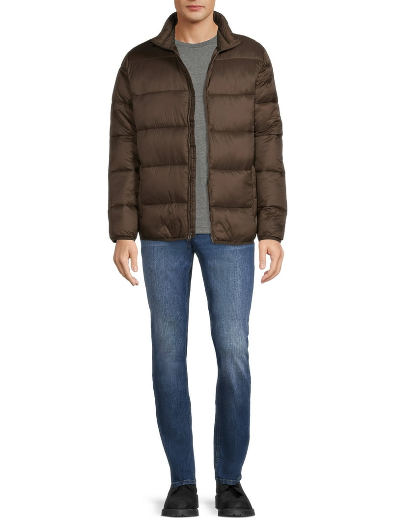 Swiss Tech Men's and Big Men's Puffer Jacket, Up to 5XL