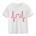 thumbnail image 2 of hengsof Children's Short Sleeve Printed T-shirt Tops, 2 of 9
