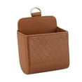 thumbnail image 2 of Car Storage Box Avant-garde Design Car Organizer Car Storage Bag Faux Leather Stylish Versatile Feel Auto Organizer for Phones Avant-garde Design, 2 of 11