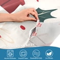thumbnail image 5 of Yayeee Kitchen Curtains Tier Set of 2 Light Filtering 57"x36" Over Sink Window Panels, Red Christmas Gift Pattern, 5 of 7