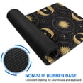 thumbnail image 6 of Long Mouse Pads for Desk,Black Gold Sun Moon Pattern Desk Mats on Top Of Desks, Desk Mouse Pad Extra Large with 3mm Non-Slip Base and Stitched Edge for Gaming,Office,Work,Home 31.5"x11.8", 6 of 6