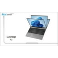 thumbnail image 6 of Aocwei Laptop Windows 10 14" 64GB Storage Support 1TB SSD Expansion 6GB RAM 1920x1080 FHD Traditional Laptops Computer 2.4G+5G WiFi Bluetooth 4.2 USB HDMI Aocwei for Work with Wireless Mouse-Silver, 6 of 10