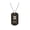 Black Gemini, variant on HIJONES Men's Women's Stainless Steel Constellation Engraved Necklace Peron Personalized Astrology Army Dog Tags Black Scorpio