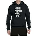 thumbnail image 2 of Wild Bobby, Mama. Mommy. Mom. Bruh. Mother's Day Unisex Hoodie Sweatshirt, Black, Large, 2 of 6