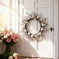 thumbnail image 3 of 16 Inches Farmhouse Valentine's Day Wreath Romantic Valentines Wreaths for Front Door Rustic Valentines Door Wreath with Red Pink Heart Berry Cherry for Window Wall Wedding Porch Indoor, 3 of 6