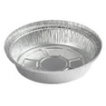 thumbnail image 2 of Ruthy's Outlet Round aluminum foil pans Disposable Tray Containers for Storing, Baking, Meal Prep & Reheating  Freezer & Oven Safe, Recyclable 30, 8" Round, 2 of 2