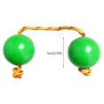 thumbnail image 3 of Aslatuas Rhythmic Ball, Music Egg Shaker Rattle Double Gourd Asalato Fingertip Drum Balls, African Shaker Rattle Sets Yellow, 3 of 4