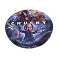 thumbnail image 1 of Cojines para taburete de bar de la novia de Chucky, fundas para taburete de bar redondas súper transpirables, cojín de asiento redondo con elástico, 12, 13, 14 pulgadas, 1 of 5