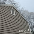 thumbnail image 6 of 20"W x 10"H Half Round Gable Vent (25"W x 15"H Frame Size): Primed, Functional, Rough Sawn Western Red Cedar Gable Vent w/ 1" x 4" Flat Trim Frame, 6 of 12