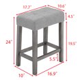 thumbnail image 4 of MIKIBAMA Bar Table Set with Power Outlet, 4 Piece Dining Table Set, 4 of 8