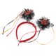 thumbnail image 4 of Ofertas Únicas 1 Pc Diadema con Patrón de Mano de Esqueleto Linda para Halloween 4.72" Diámetro Negro Rojo, 4 of 6