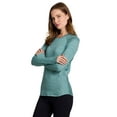 thumbnail image 3 of RBX Active Women's Ultra Soft Long Sleeve Lightweight Yoga Running Tee, 3 of 5
