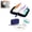 Deep Blue, variant on Waterproof Pill Organizer, 14 Pouch High Capacity 2 Week Travel Pill Case, Color Coded Binder Style Medication Holder for Vitamins Supplements, Portable Reusable Pill Pouch Set