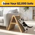 thumbnail image 3 of Conlun Cat Scratcher,A-Shape Cat Scratching Board for Various Cat Scratch Positions,Reversible Cardboard Cat Scratch Pad,Durable Cat Scratchers for Indoor Cats to Protect Furniture,Easy to Install, 3 of 9
