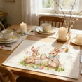 thumbnail image 6 of Easter Themed Placemats Set - Heat Resistant Table Mats for Dining Room Kitchen Decor and Holiday Party Table Setting, 6 of 6