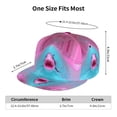 thumbnail image 2 of Adjustable Baseball Cap, Pink Shark Pool Fantasy Flat Bill Trucker Flat Brim Hats Dad Hat for Men Women - Snapback Hat Adjustable Size, 2 of 7