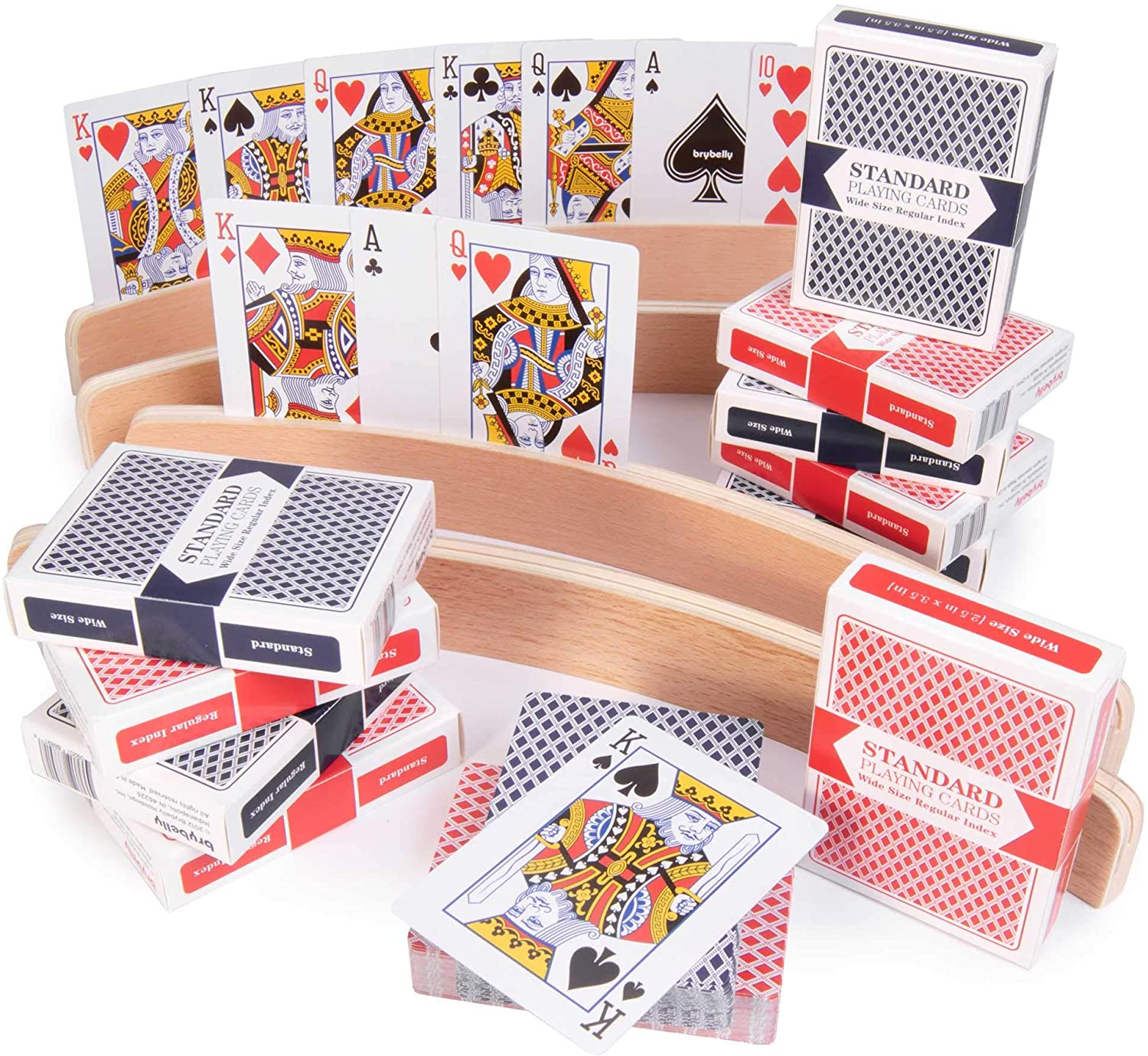 Card Holders and Cards Bundle Includes Card Holders and 2 Decks of