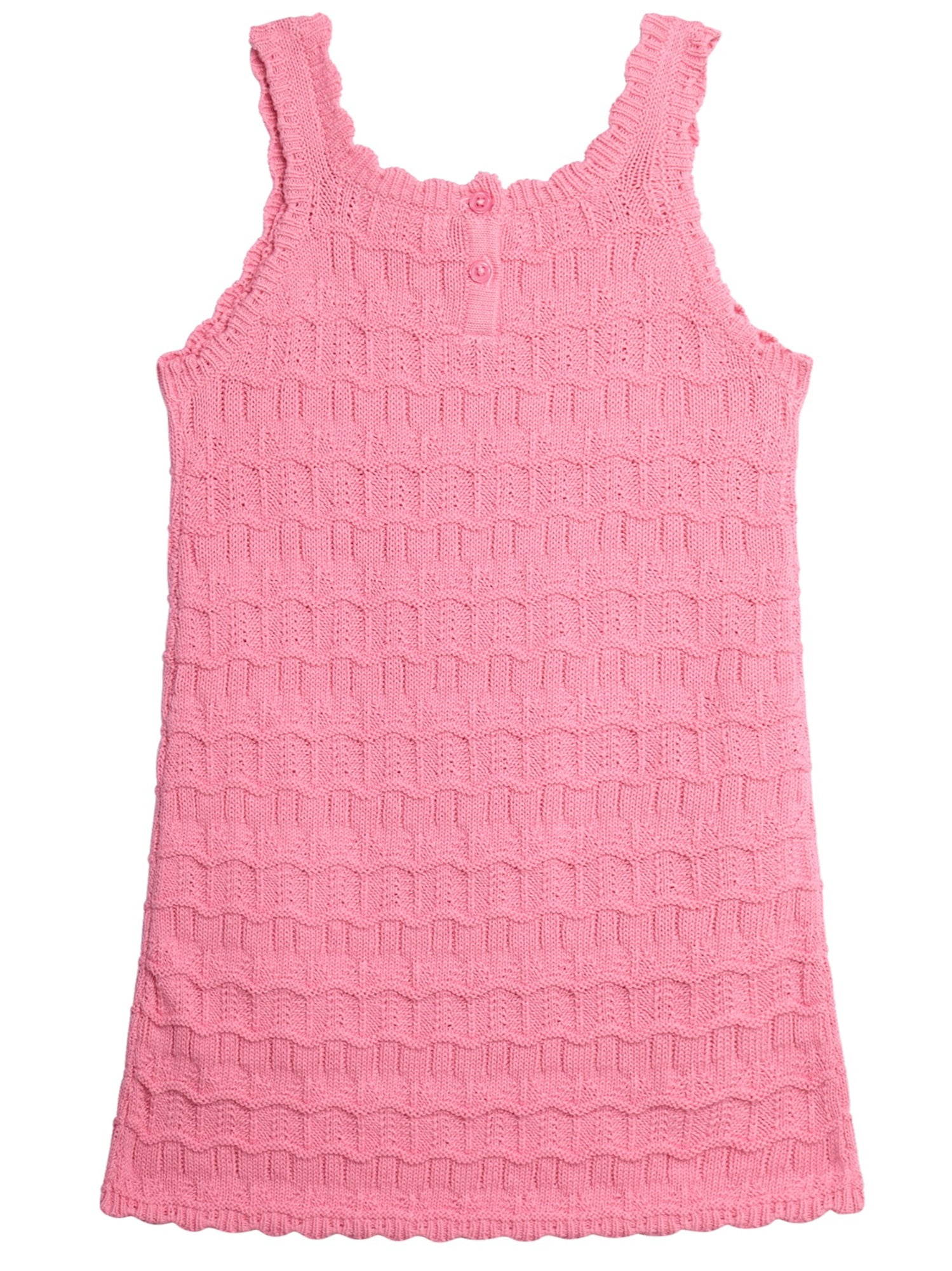 Jessica Simpson Baby and Toddler Girls' Crochet Dress with Floral Applique, Sizes 12M-5T
