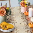 thumbnail image 4 of White Pumpkin Table Runner, Autumn Thanksgiving Kitchen Dining Table Decoration for Home Party Decor 13x36 Inches, 4 of 9