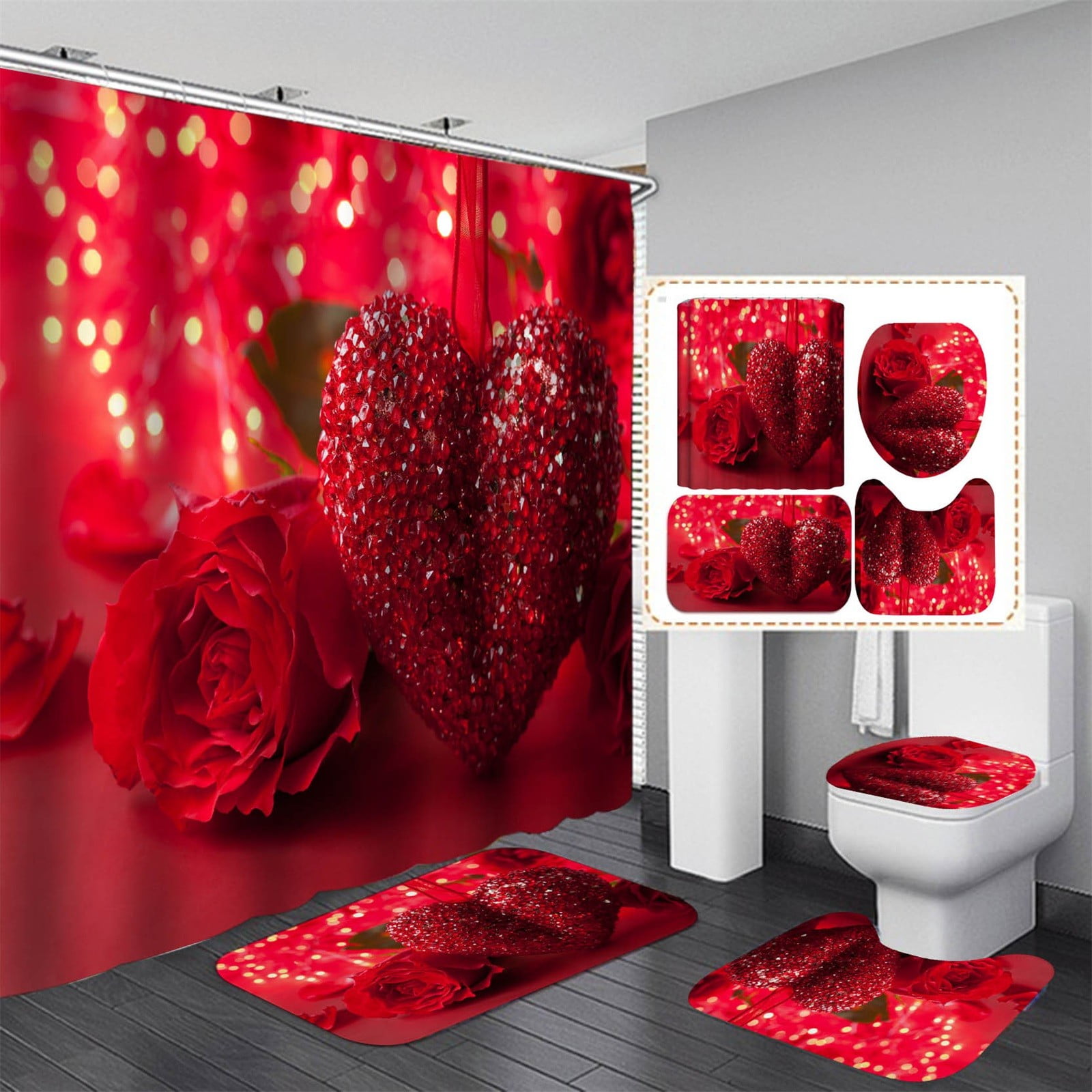 Details about   Eiffel Tower Waterproof Polyester Fabric Bathroom Shower Curtain Decor 180cm 