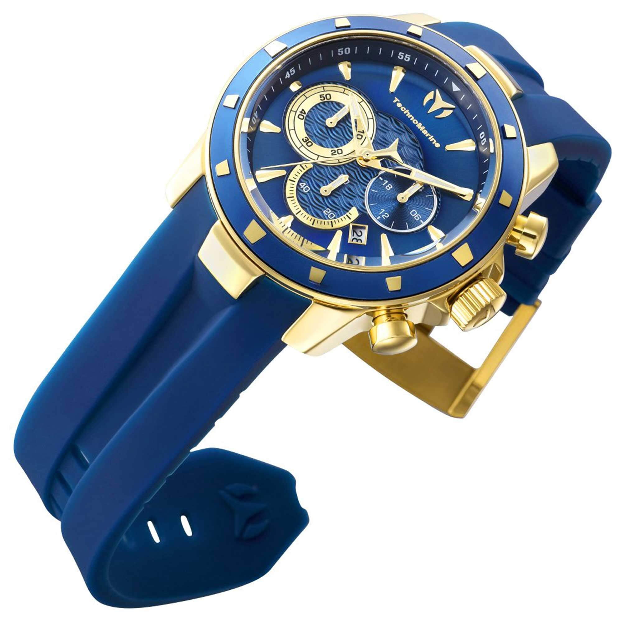 Technomarine UF6 Chronograph Quartz Blue Dial Men's Watch TM-621003