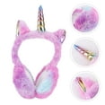 thumbnail image 6 of Phenofice 1PC Unicorn Earmuffs Plush Warmth for Winter Lovely Ear Cover Anti-slip Feature, 6 of 8