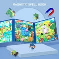 thumbnail image 3 of 1 Set Magnetic Puzzle Smooth Surface Bright Color Preschool Kids Folding Magnetic Puzzle Book for Gift, 3 of 6