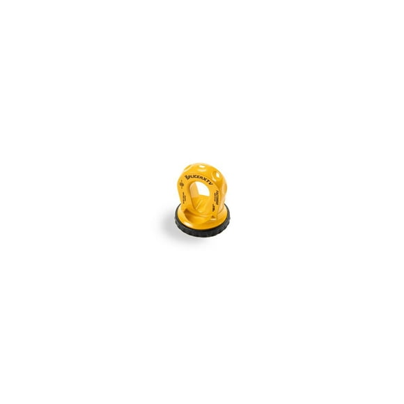 Factor 55 Winch Cable Shackle Mount 00355-03 Splicer XTV; Fits Up To 5/16 Inch Diameter Synthetic Winch Ropes; 16000 Pounds Capacity; Yellow; Single