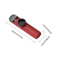 thumbnail image 4 of Riwcyla ABS Kazoo Flute with 8pcs Membrane Musical Instrument Ukulele Guitar Partner Musical Instrument for Child Adult Beginner, 4 of 5