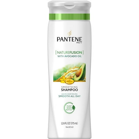 Pantene Pro-V Nature Fusion Smoothing Shampoo with Avocado Oil - Powered by Cassia, 12.6 fl oz