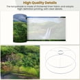 thumbnail image 4 of Linen Drum Lampshades Waterfall Rainbow Landscape Scenery Tropical 13"x13"x10" Light Shade for Table Lamps Floor Lamp Shades Lampshade Replacement Assembly Required, 4 of 8