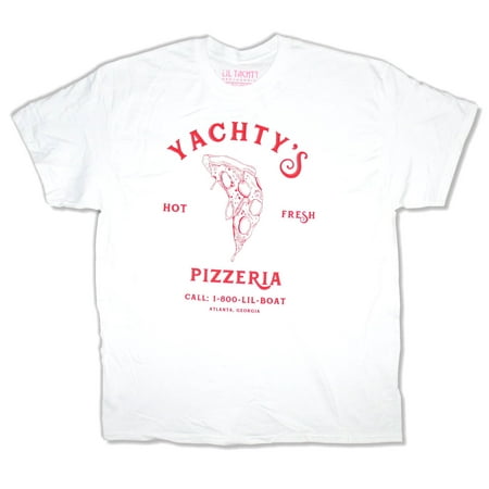 Lil Yachty Pizzeria Tour White T Shirt
