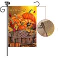 thumbnail image 1 of Bandera de Jardín de Calabaza Pequeña oso de fresa para Exterior 12x18 Pulgadas Doble cara, 1 of 5