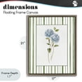 thumbnail image 4 of Stupell Industries Cottage Delicate Hydrangea & Dried Wheat Brown Floating Frame Canvas Art, 17 x 21, by Nan, 4 of 8