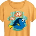 thumbnail image 3 of Disney Finding Dory - Dory, Marlin, & Nemo - Women's Short Sleeve Graphic T-Shirt, 3 of 6
